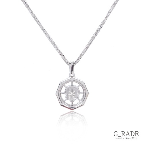 CH1. Octagon Compass Necklace