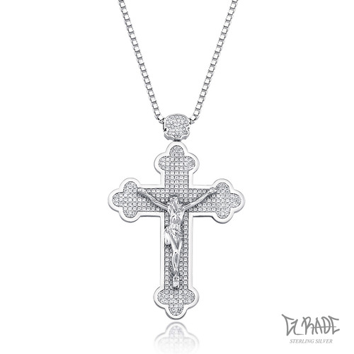 Gem Jesus On The Cross Necklace