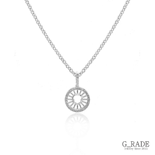 CH1. Wheel Compass Necklace